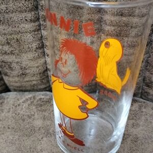 Vintage Glass with Cartoon Character From Little Lulu